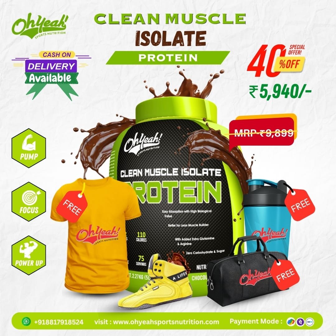 CLEAN MUSCLE WHEY PROTEIN 40%