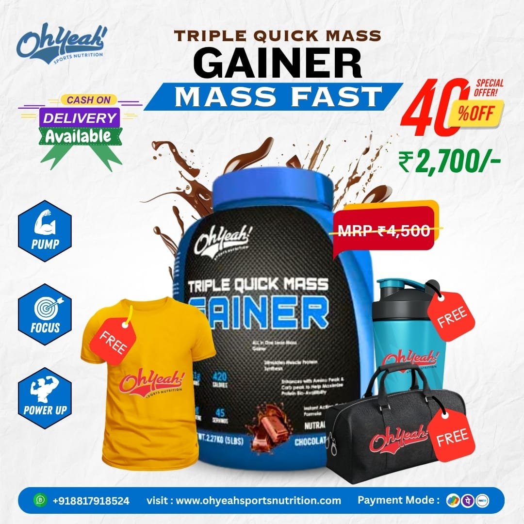 TRIPPLE QUICK MASS GAINER 40%